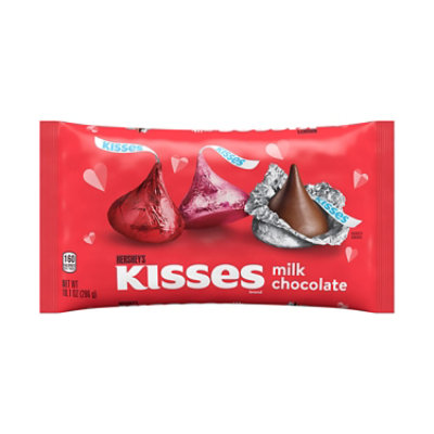 HERSHEY'S Kisses Milk Chocolate Candy Bag - 10.1 Oz