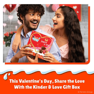 Kinder Mini Milk Chocolate Hearts Individually Wrapped Valentine's Day Gift 25 count - 3.7 Oz - Image 2