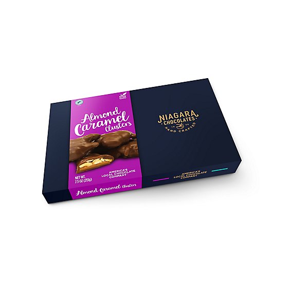 Niagara Chocolates Milk Chocolate Almond Caramel Clusters - EA