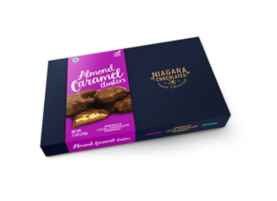 Niagara Chocolates Milk Chocolate Almond Caramel Clusters - EA