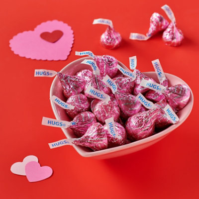 Hersheys Hugs Milk Chocolate And White Creme Valentines Day Candy Bag - 10.1 Oz - Image 4