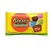 Reese's Miniatures Milk Chocolate Peanut Butter Cups Bag - 9.6 Oz
