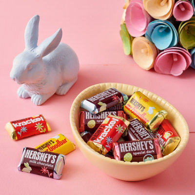 Hersheys Miniatures Assorted Milk And Dark Chocolate Easter Candy Bag - 9.9 Oz - Image 4