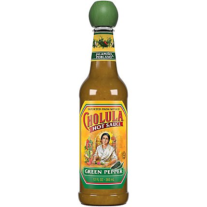Cholula Green Pepper Hot Sauce - 12 Fl. Oz. - Image 2