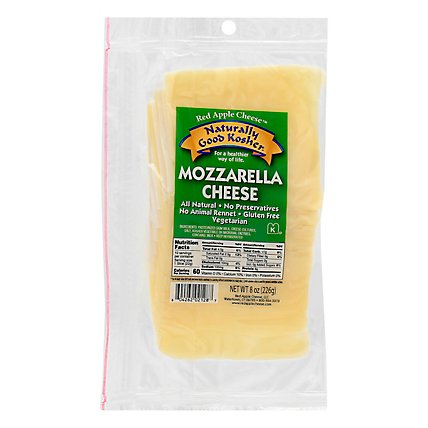 Naturally Good Kosher Sliced Mozzarella - 8 OZ - Tom Thumb