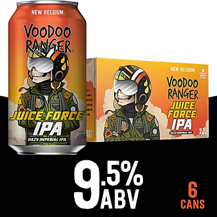 Voodoo Ranger Juice Force Hazy Imperial IPA In Cans - 6-12 Fl. Oz. - Image 2