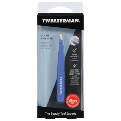 Tweeze Tweezer Slant Tip Granite Sky - 1 EA