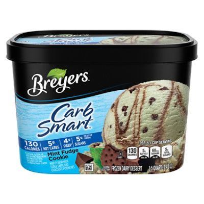 Breyers Ice Cream Mint Cookie Fudge 48 Fo - 1.5 QT - Image 3