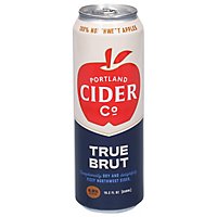 Portland Cider True Brut In Cans - 19.2 FZ - Image 1