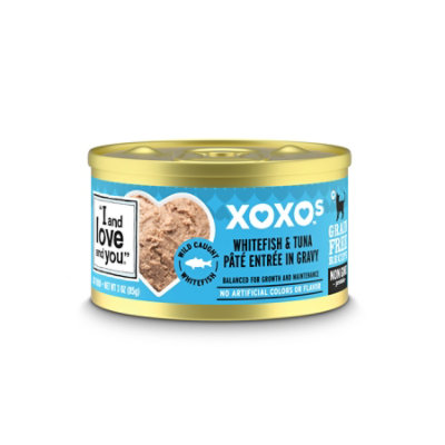 I and love and you XOXOs Whitefish & Tuna Pate Wet Cat Food - 3 Oz - Tom  Thumb