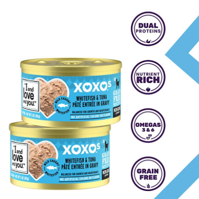 I and love and you XOXOs Whitefish & Tuna Pate Wet Cat Food - 3 Oz - Image 3