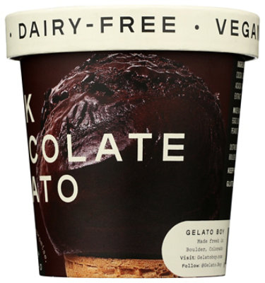 Gelato Boy Gelato Dark Chocolate Dairy Free - 16 OZ - Image 3