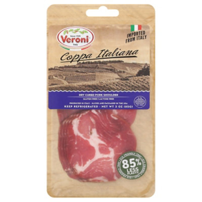 Veroni Pre Sliced Coppa Italia - 3 Oz - Image 1