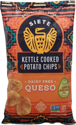 Siete Potato Chips Queso - 5.5 OZ - Image 2