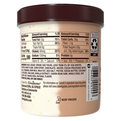 Talenti Salted Chocolate Churro Gelato Pairings - 1 Pint - Image 6