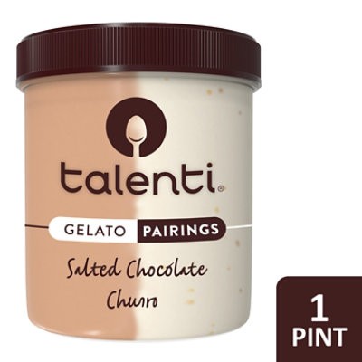 Talenti Salted Chocolate Churro Gelato Pairings - 1 Pint - Image 1