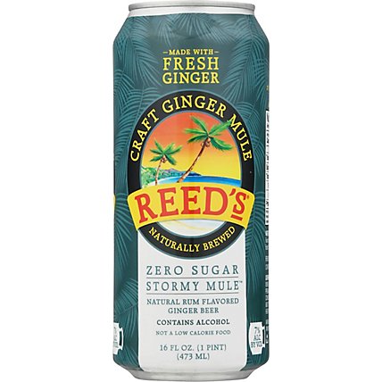 Reed's Zero Sugar Stormy Mule In Can - 16 Fl. Oz. - Image 2