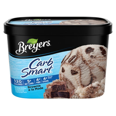 Breyers CarbSmart Brownie A La Mode Frozen Dairy Dessert - 48 Oz - Image 2