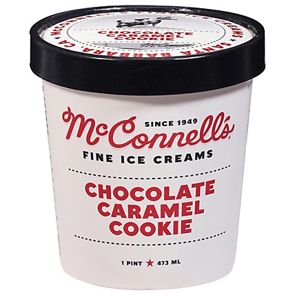 Mcconnells Ice Cream Cookie Chocolate Caramel - 1 PT - Image 1