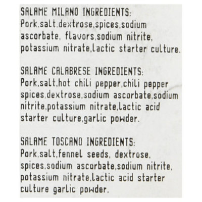 Veroni Prescliced Salami Trio - 3 OZ - Image 5