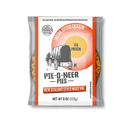 Pie O Neer Pies Indian Butter Chicken Meat Pie - EA - Image 1