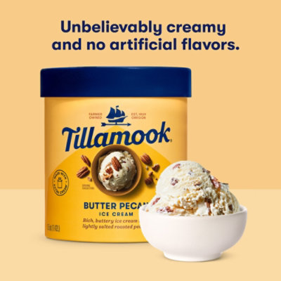 Tillamook Butter Pecan Ice Cream - 48 Oz - Image 4