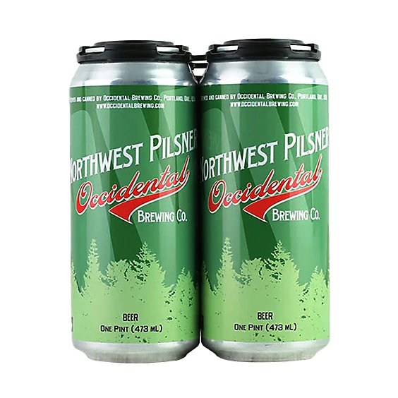 Occidental Nw Pilsner In Cans - 4-16 FZ