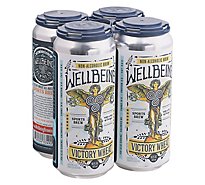 Wellbeing Brewing Co Non Alcoholic Citrus Wheat Beer With Electrolytes  Cans - 4-16 FZ