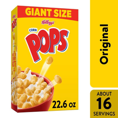 Kellogg's Corn Pops 8 Vitamins and Minerals Original Breakfast Cereal - 22.6 Oz - Image 1