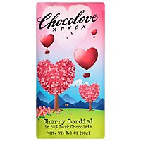 Chocolove Bar Cherry Cordial Dark Chocolate Valentines - 3.2 Oz - Image 3