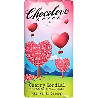 Chocolove Bar Cherry Cordial Dark Chocolate Valentines - 3.2 Oz - Image 2
