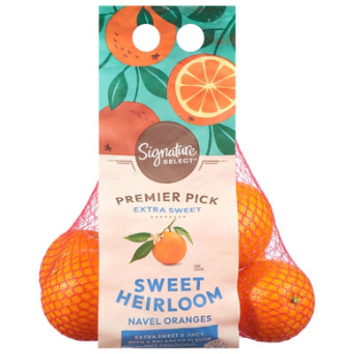 Signature Select/Farms Sweet Heirloom Navel Oranges In Bag - 3 LB - Image 4