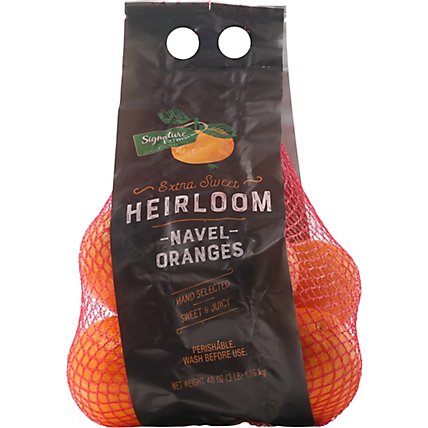 Signature Farms Sweet Heirloom Navel Oranges In Bag - 3 LB - Image 2