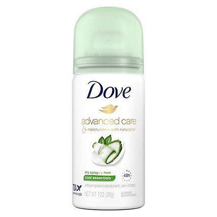Dove Advanced Care Dry Spray Antiperspirant Cool Essentials - 1 OZ - Image 2