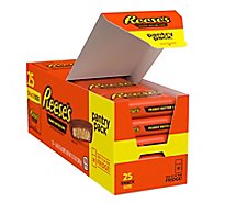 Reese's Milk Chocolate Peanut Butter Cups Snack Size Candy Pantry Pack 25 Count - 13.75 Oz