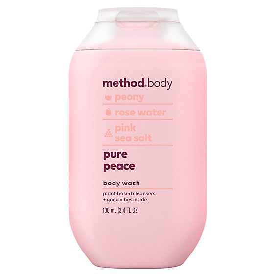 Method Body Pure Peach Body Wash Travel - 3.4 FZ