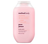 Method Body Pure Peach Body Wash Travel - 3.4 FZ