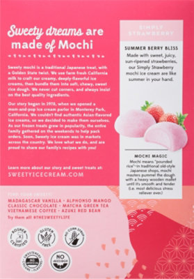 Sweety Ice Cream Mochi Simply Strawberry - 8.4 OZ - Image 6