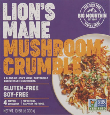 Big Mountain Foods Crumble Mushroom Lions Mane - 12 OZ - Image 6