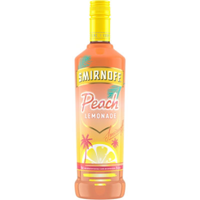 Smirnoff Vodka Infused With Natural Flavors Peach Lemonade - 750 Ml