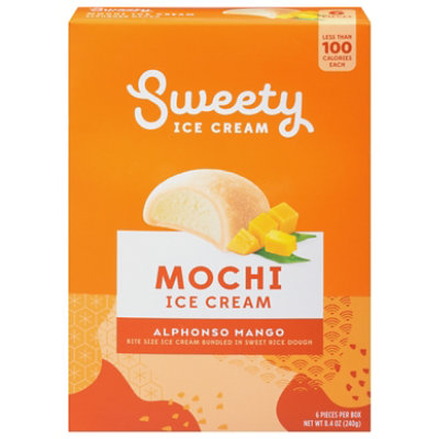 Sweety Ice Cream Mochi Alphonso Mango - 8.4 OZ - Image 3