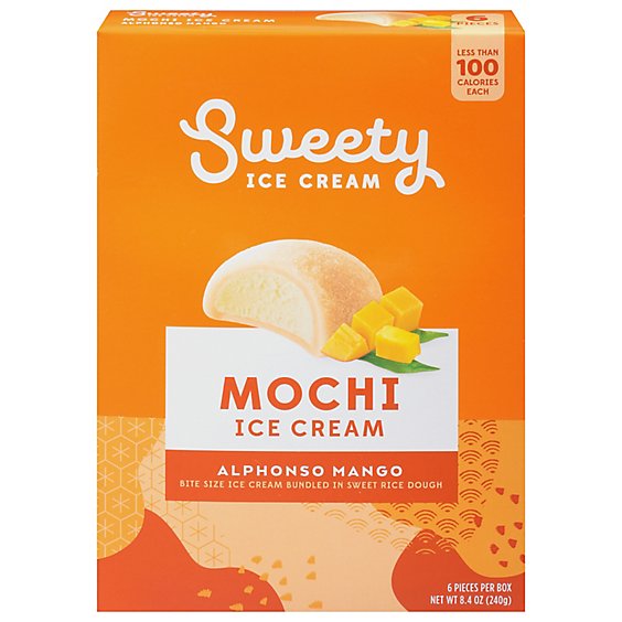 Sweety Ice Cream Mochi Alphonso Mango - 8.4 OZ