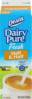 Meadow Gold DairyPure Half and Half - 1 Quart