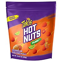 Takis Hot Nuts Flare Double Crunch Peanuts Resealable Bag Of 15 Ounces - 15.03 OZ - Image 2