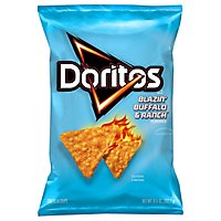 Doritos Tortilla Chips Blazin Buffalo & Ranch Flavored 9 1/4 Oz - 9.25 OZ - Image 3