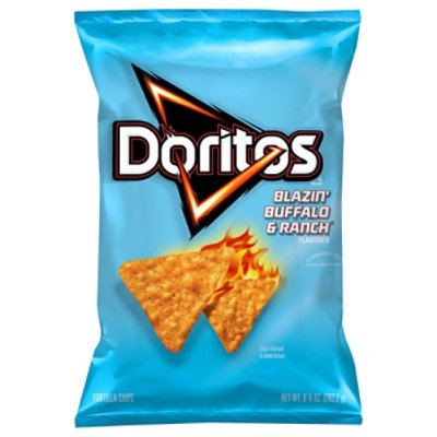 Doritos Tortilla Chips Blazin Buffalo & Ranch Flavored 9 1/4 Oz - 9.25 OZ - Image 3