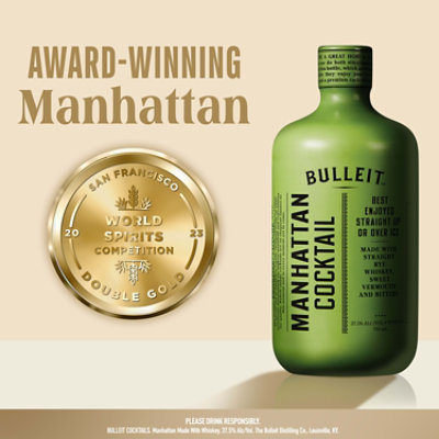Bulleit Manhattan Cocktail - 375 Ml - Image 1