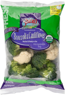 Pero Broccoli & Cauliflower Florets Organic - 9 OZ - Image 2