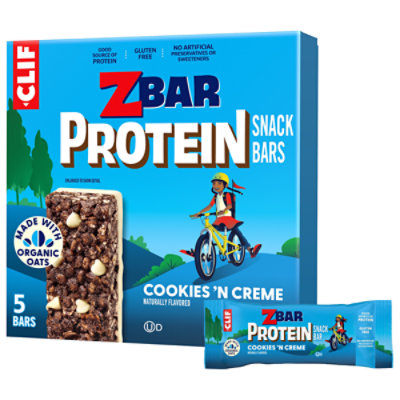 CLIF Kid Zbar Protein Chocolate Chip Crispy Snack Bars - 5