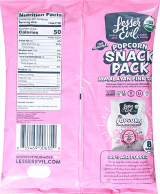 Lesser Evil Buddha Himalayan Pink Snack Pack Organic - 0.46 OZ - Image 5